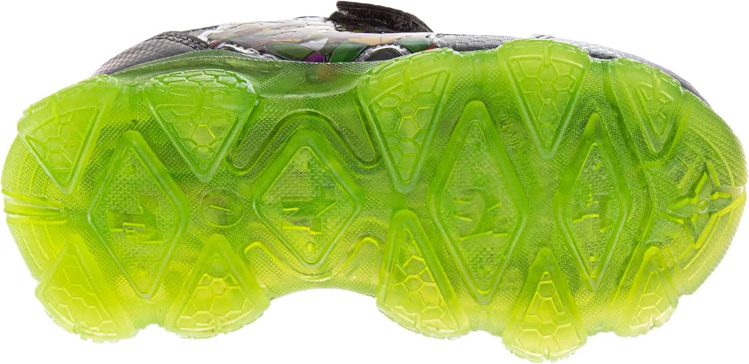 Nickelodeon Boy's Ninja Turtles Lighted Sneakers (Toddler/Little Kid)