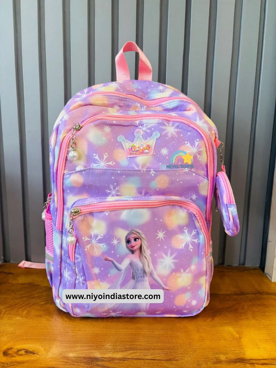 NIYO TOYS Frozen School Backpack for Kids