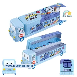 NIYO TOYS School Bus Pencil Box for Kids