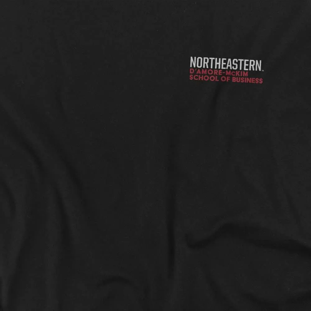 Northeastern University Official D'More-Mckim School of Business Left Chest Logo Youth Kids Boy/Girls T Shirt