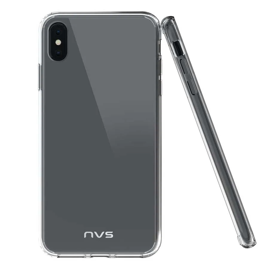 NVS Quartz Ultra Thin 5H Hardness Anti-Scratch Clear TPU Case  for iPhone XS Max