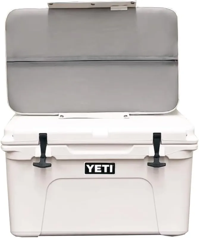 Oceansouth Seat Cushions for Yeti Coolers (Press Stud Fittings) (Gray, YETI 45) Camping yeti seat Cushion Handle Beach Chair ice Box chests and Coolers Foam Cooler Boat Seats