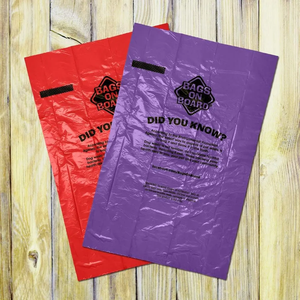 Odor Control Dog Poop Bags and Dispenser | Strong, Leak Proof Dog Waste Bags | 9 x14 Inch Scented Waste Pickup Bags