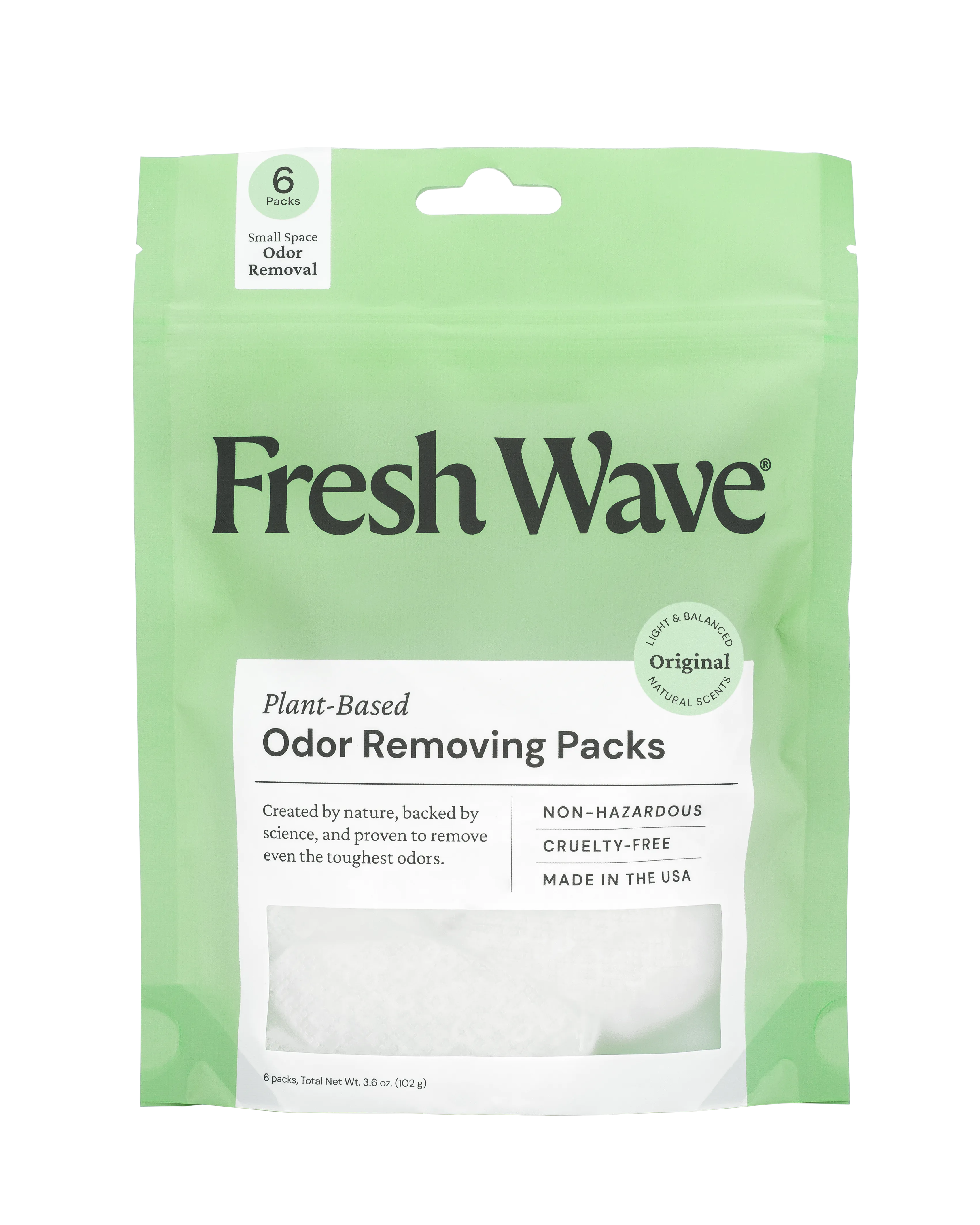 Odor Removing Packs for Small Spaces