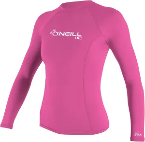 O'Neill UV Sun Protection Women's Basic Skins Long-Sleeve Rashguard Top