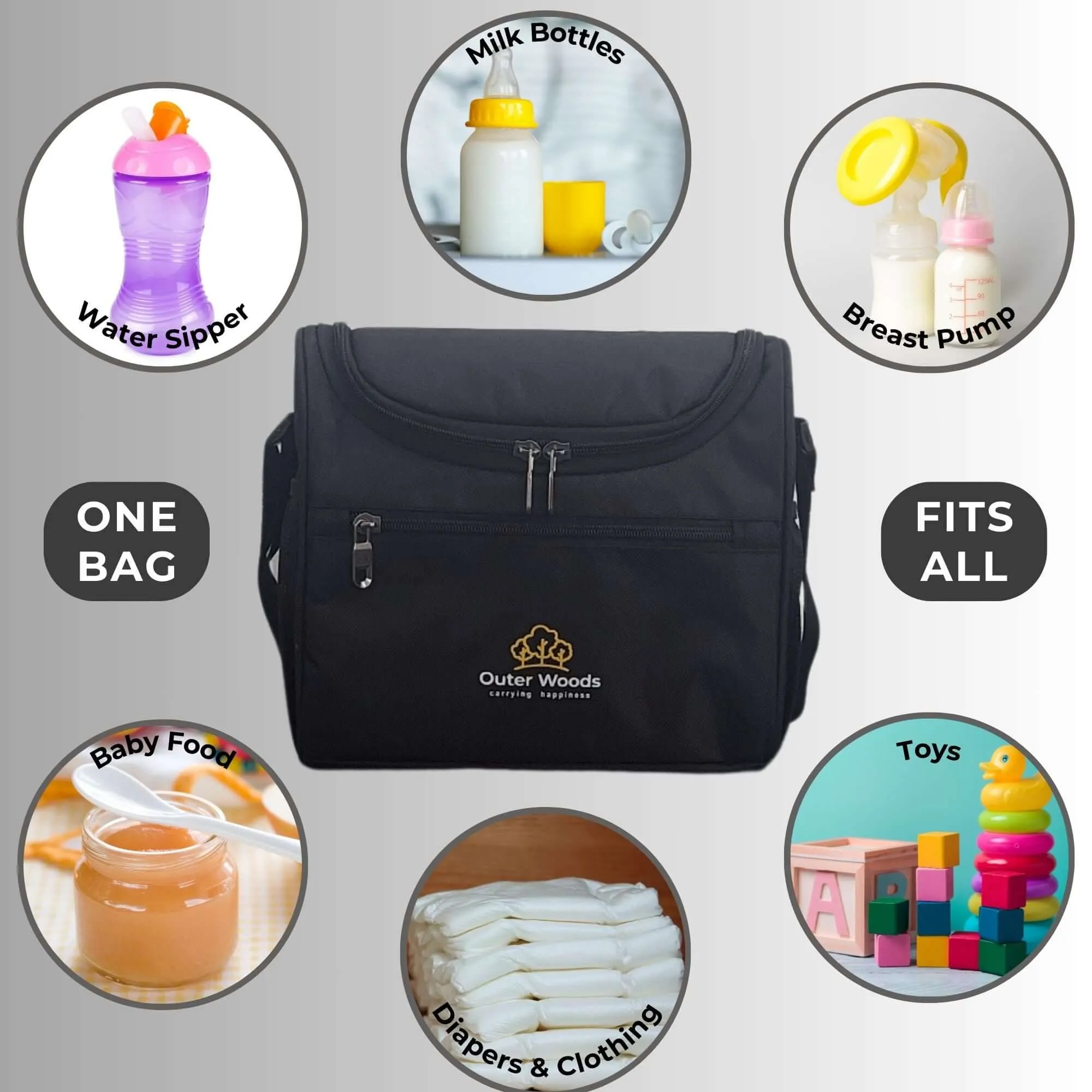Outer Woods Insulated Breast Milk Cooler Bag
