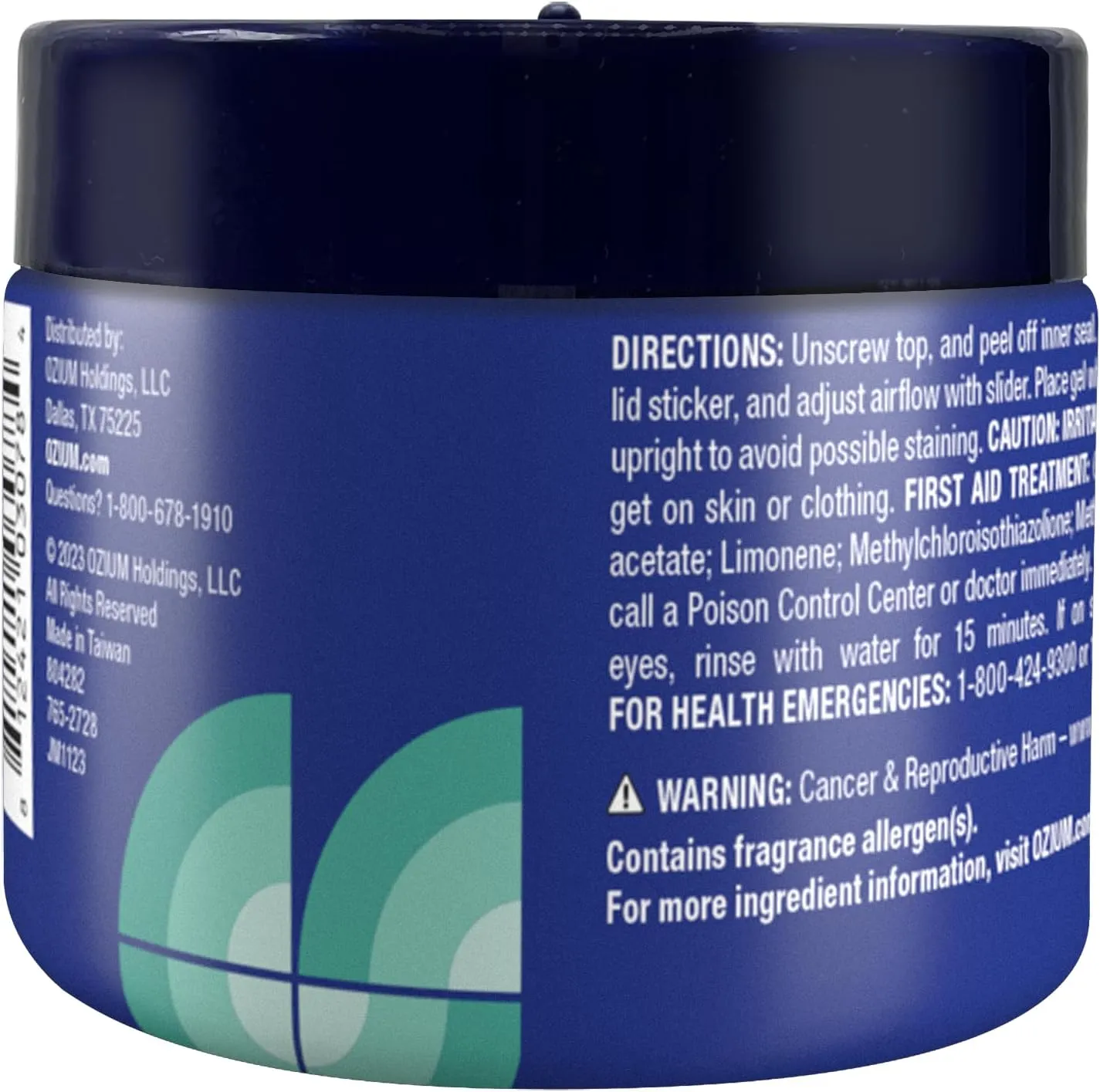 Ozium 4.5 Oz. 4 Pack Odor Eliminating Gel for Homes, Cars, Offices and More, Outdoor Essence, 4 Pack