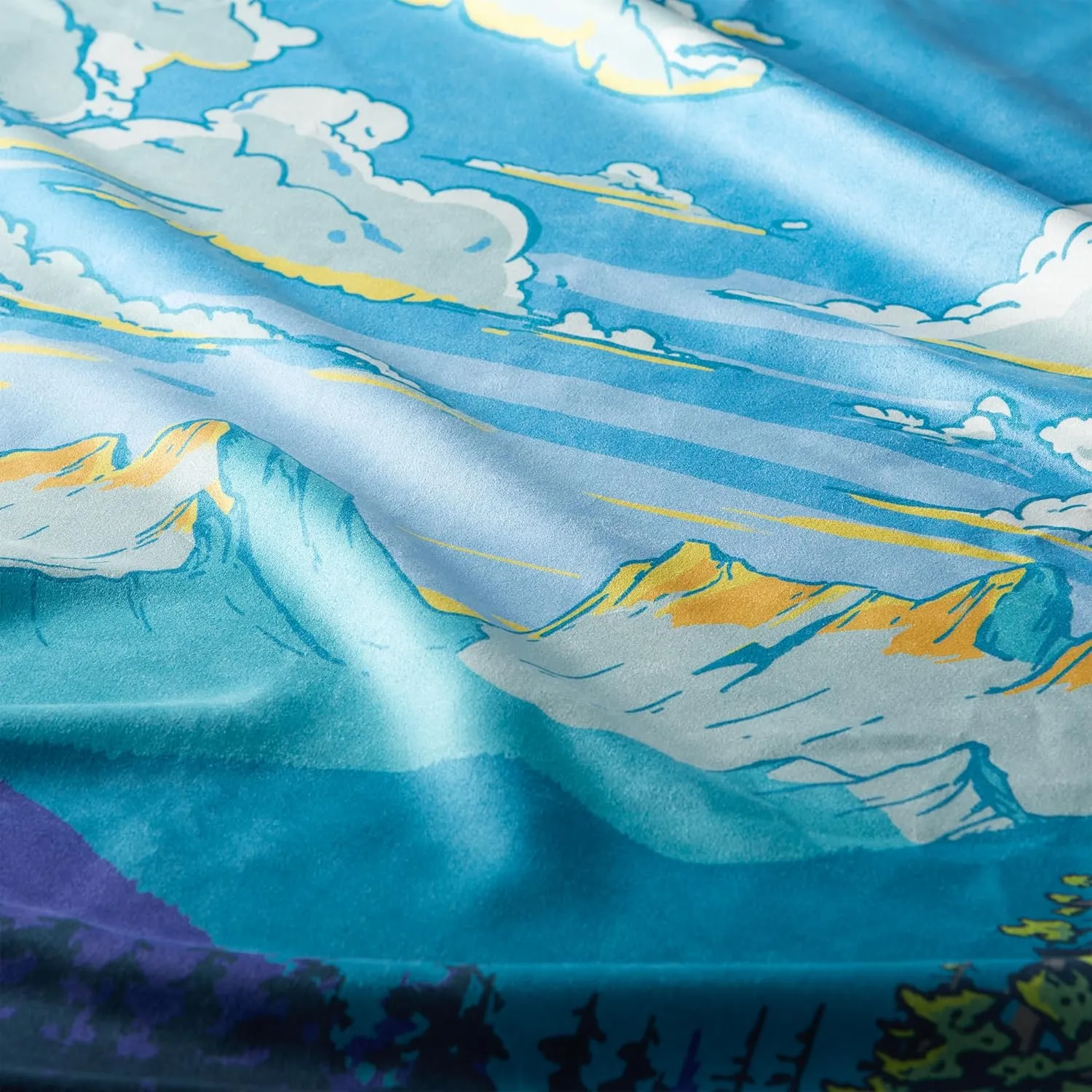 PackTowl Personal Ultralight Microfiber Camping and Travel Towel, Daydream Print, Body
