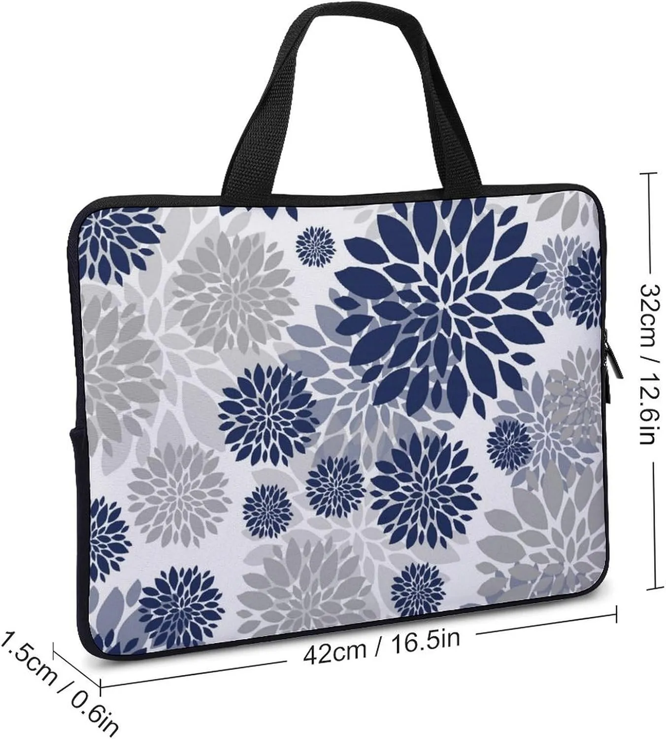 Painted American Flag Laptop Bag Waterproof Dustproof Crack Proof Large Capacity