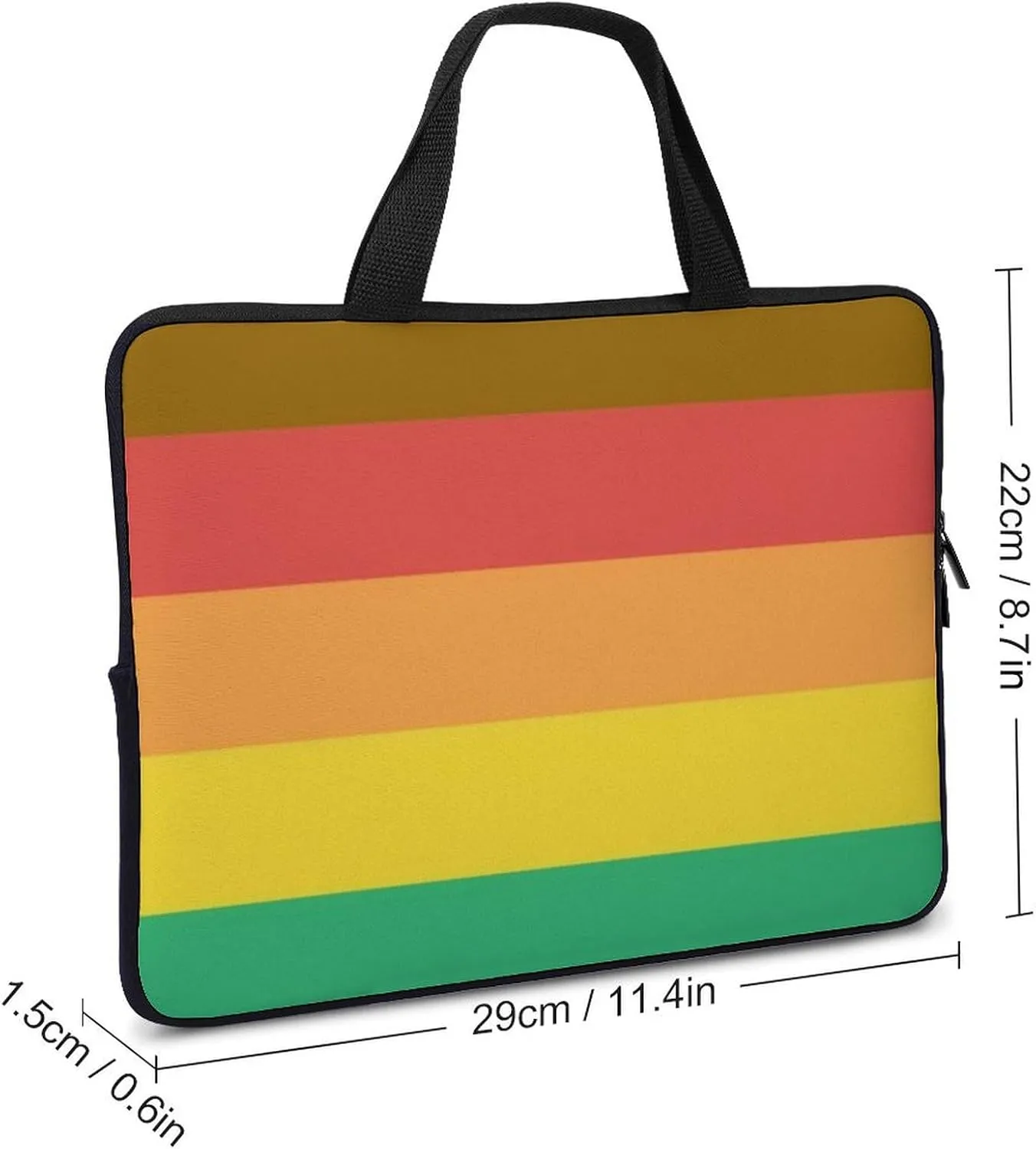 Painted American Flag Laptop Bag Waterproof Dustproof Crack Proof Large Capacity