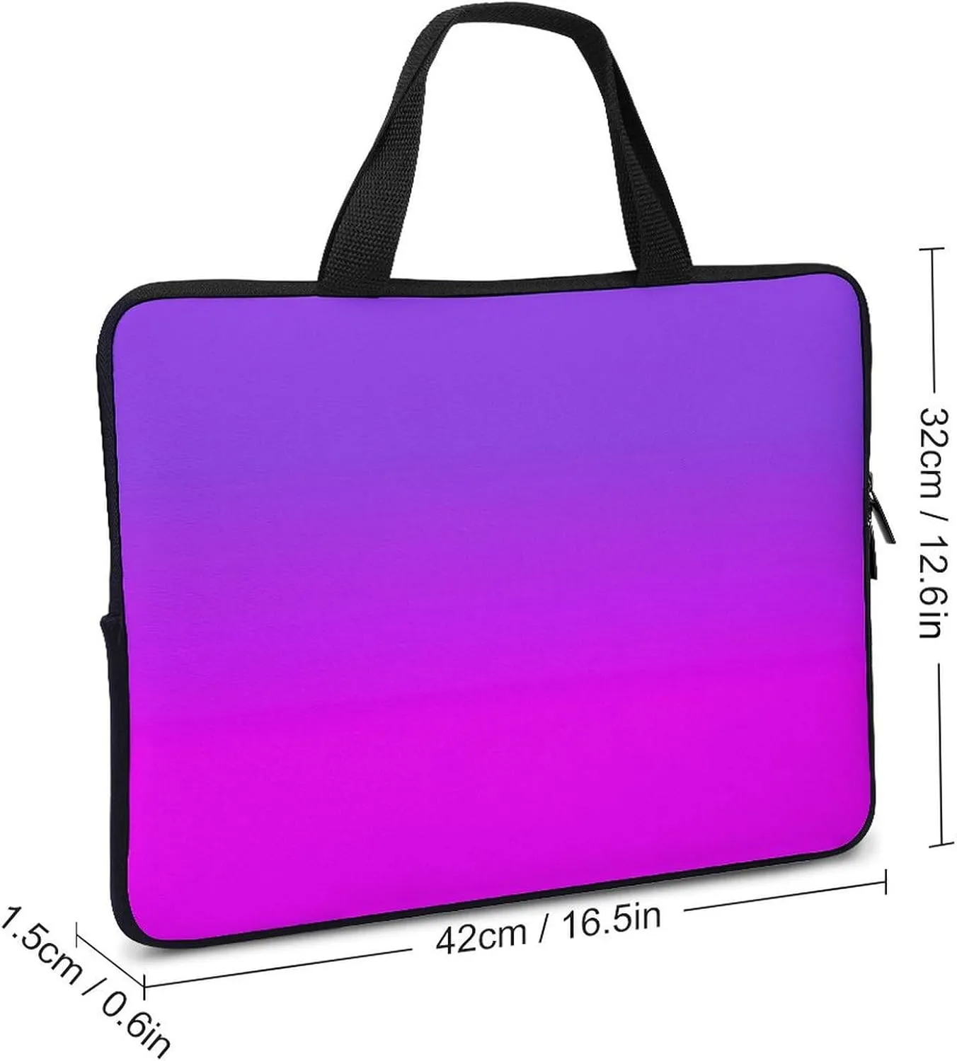 Painted American Flag Laptop Bag Waterproof Dustproof Crack Proof Large Capacity