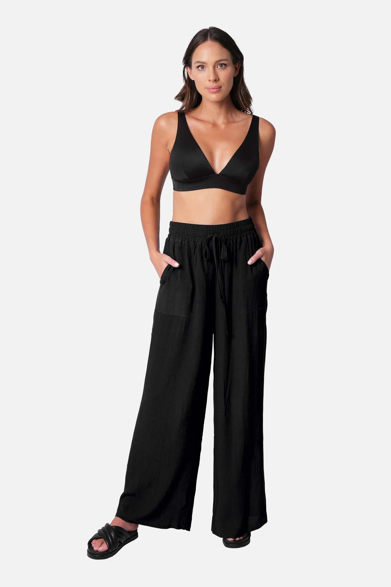 Palazzo Pants BLACK