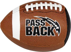 Passback Official Composite Football, Ages 14 , High School Training Football, (Ships Deflated)