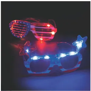 Patriotic Light-Up Glasses