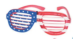 Patriotic Light-Up Glasses