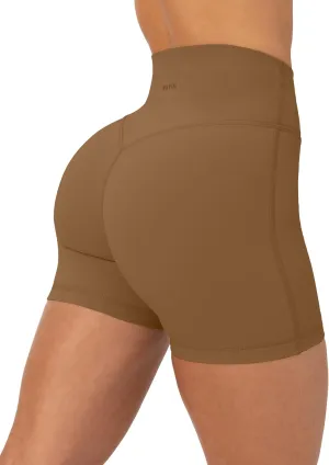 PAVOI ACTIVE Buttery Soft Yoga Workout Shorts for Women - High Waisted Butt Sculpting 4" & 6" Gym Biker Shorts - FlexFlow