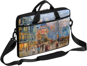 Paws Texture Laptop Shoulder Bag for Tablet Computer Notebook Sleeve Messenger Carrying Case Briefcase Tote