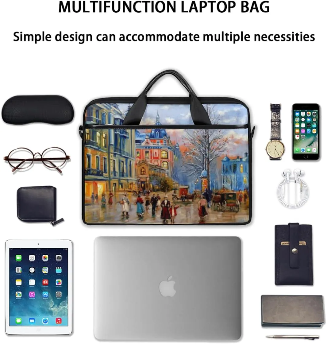 Paws Texture Laptop Shoulder Bag for Tablet Computer Notebook Sleeve Messenger Carrying Case Briefcase Tote