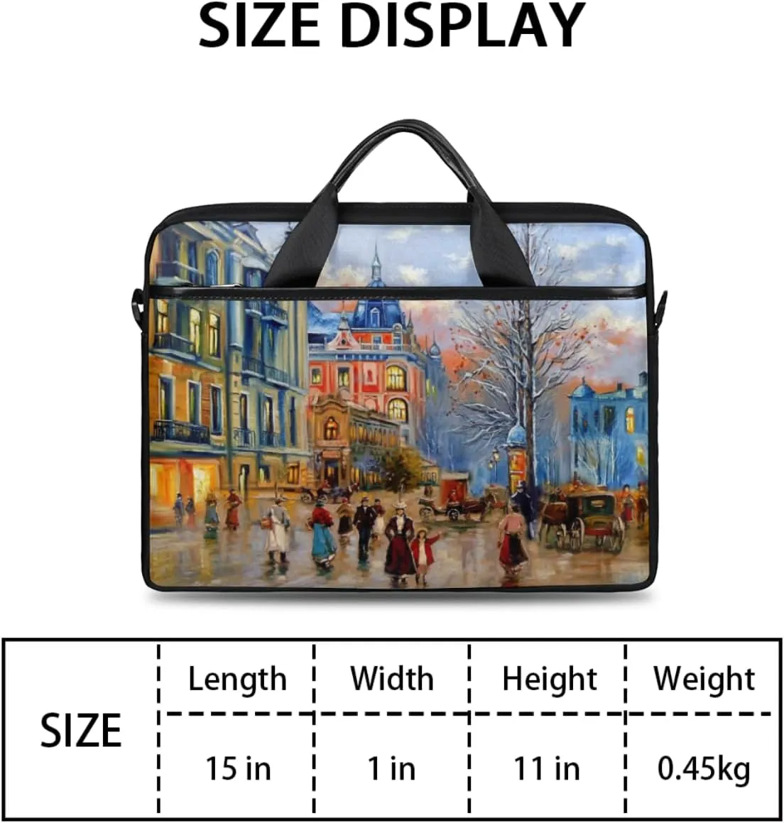 Paws Texture Laptop Shoulder Bag for Tablet Computer Notebook Sleeve Messenger Carrying Case Briefcase Tote