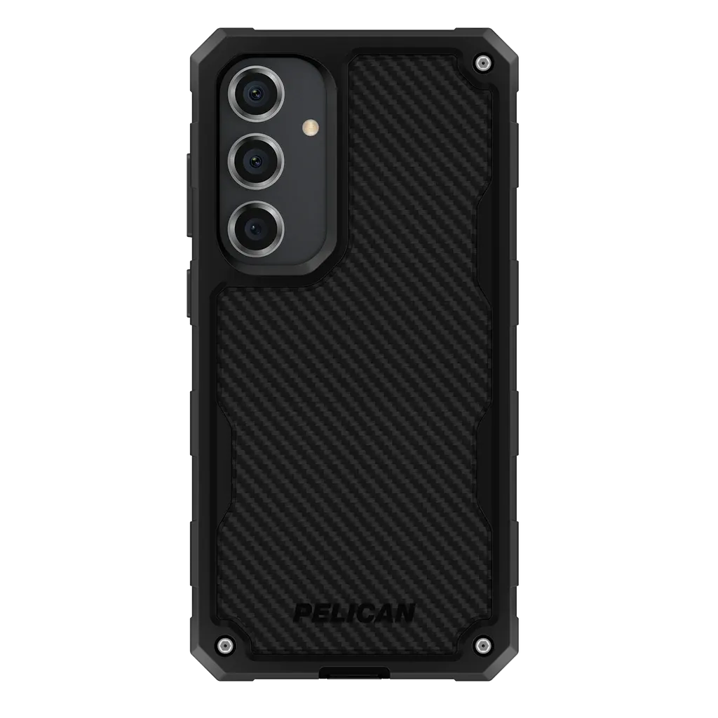Pelican Shield Carbon Fibre Case Samsung S24 Plus 6.7 inch - Black