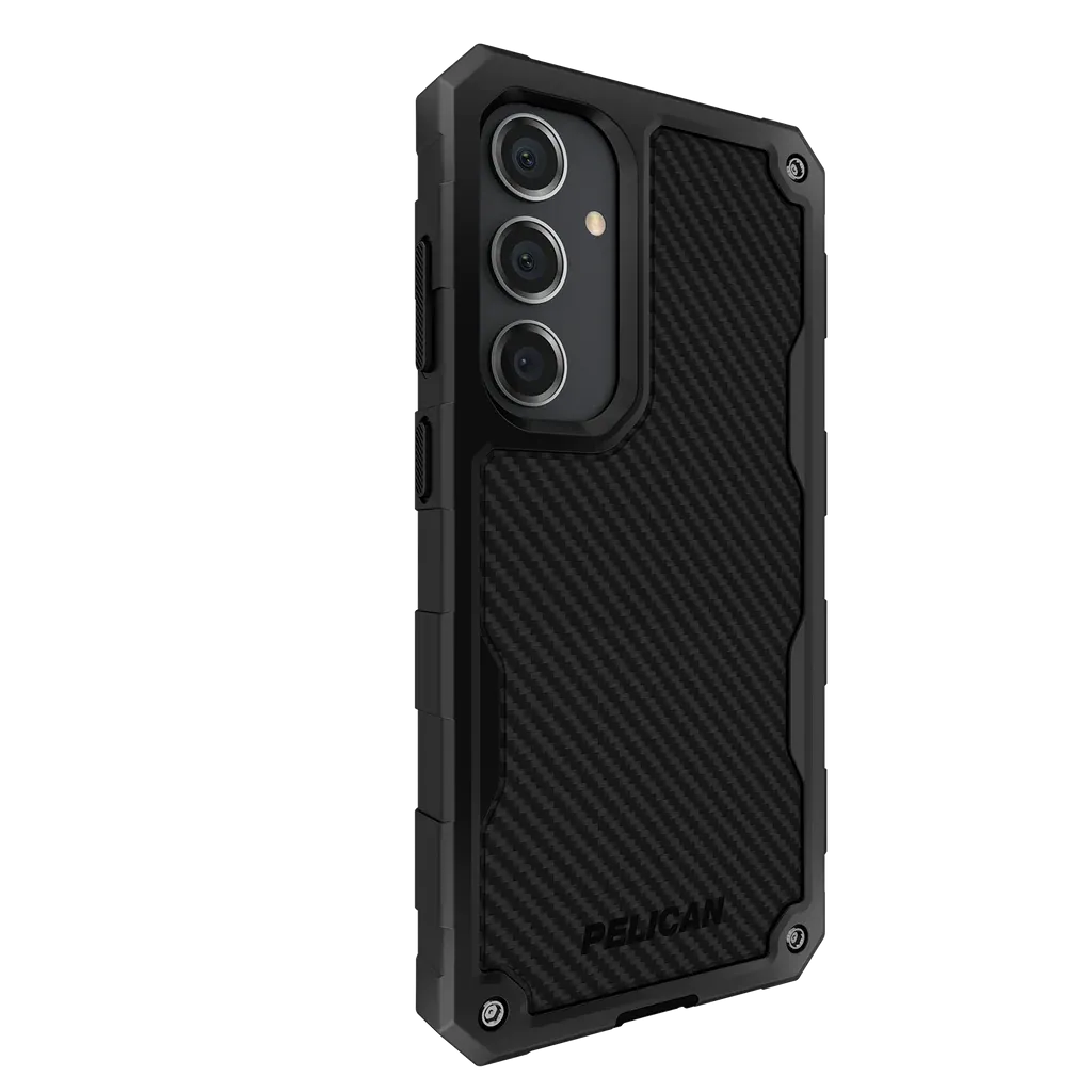 Pelican Shield Carbon Fibre Case Samsung S24 Plus 6.7 inch - Black