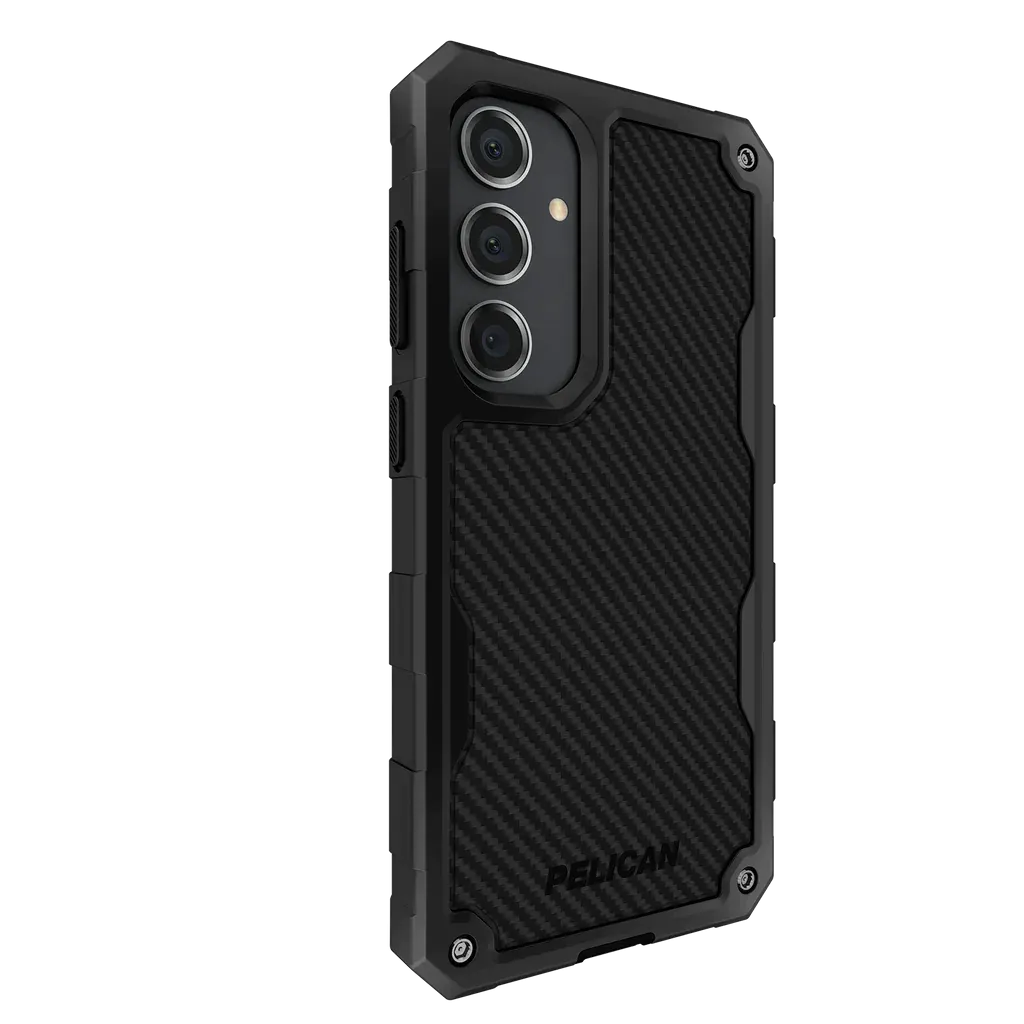 Pelican Shield Carbon Fibre Case Samsung S24 Standard 6.2 inch - Black