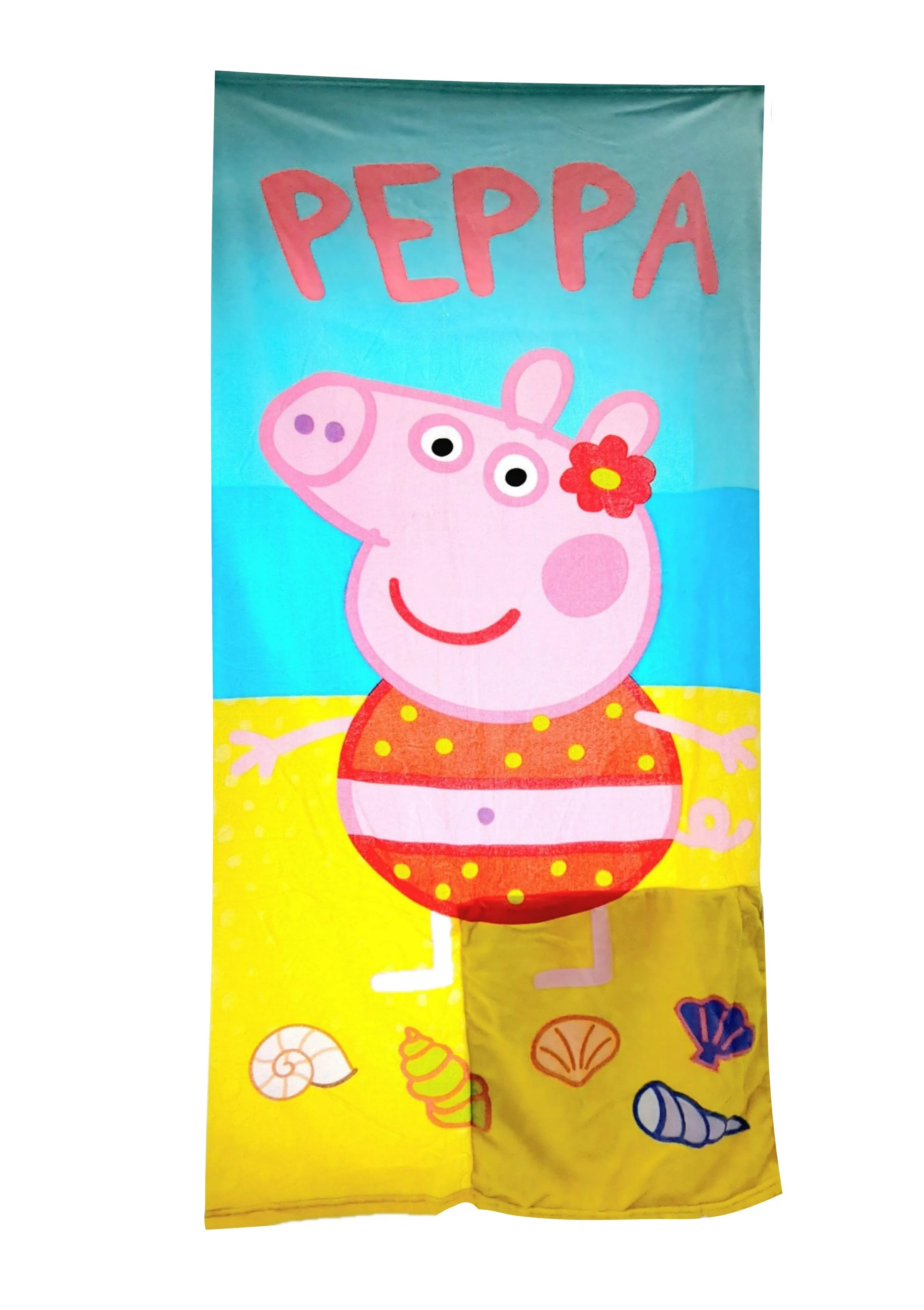 Peppa Pig Beach Towel & Pull String Bag
