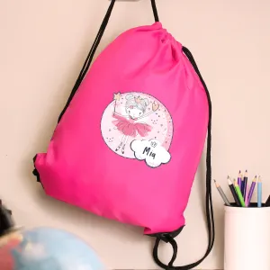 Personalised Fairy Pink Kit Bag