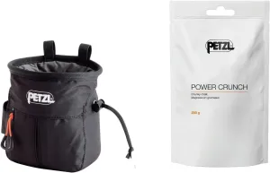 Petzl SAKAPOCHE Chalk Bag - Ergonomic Chalk Bag with Zippered Pocket for Gym, Sport, and Trad Climbing