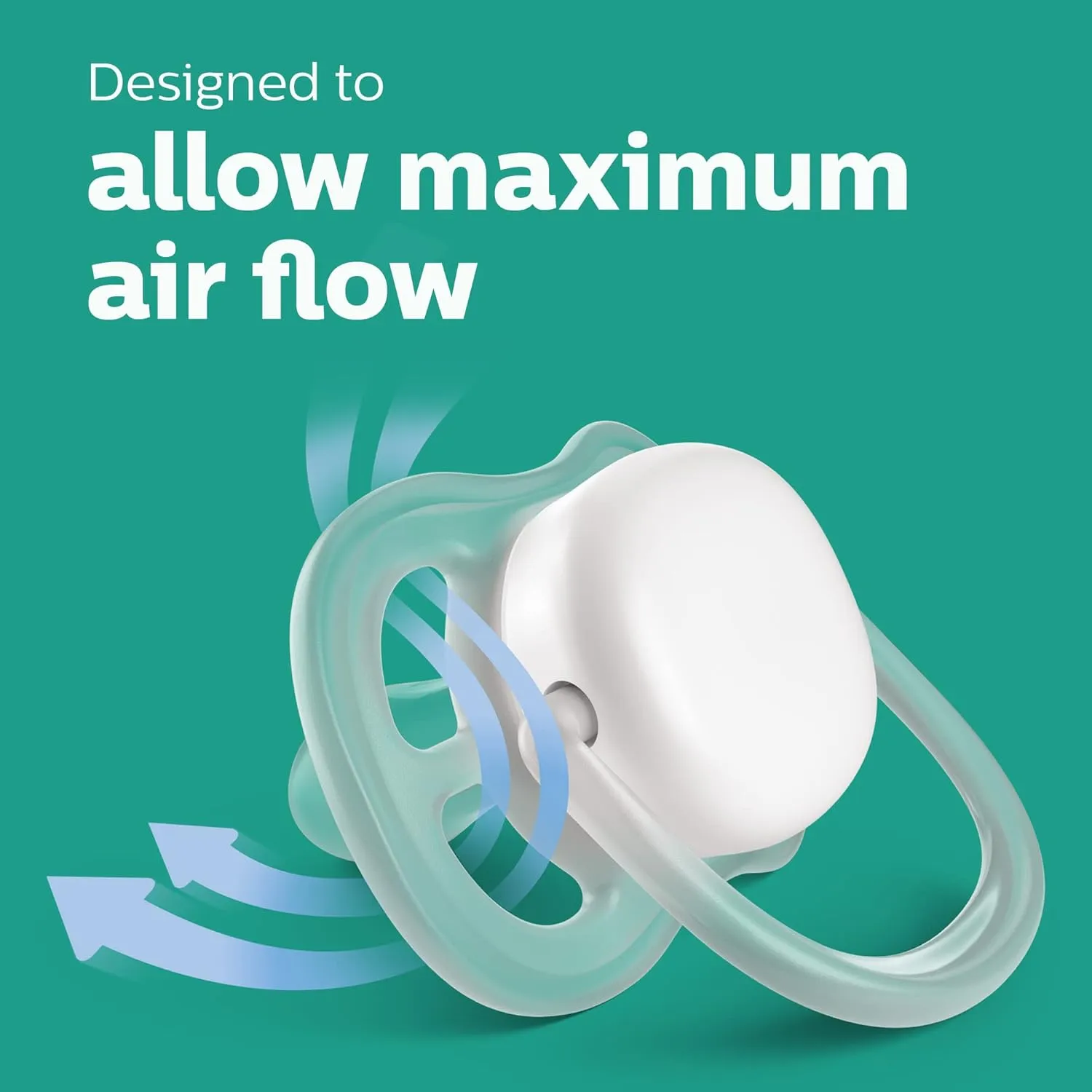 Philips AVENT Ultra Air Pacifier 0-6 Months, Pink/Peach, 4 Pack, SCF245/40