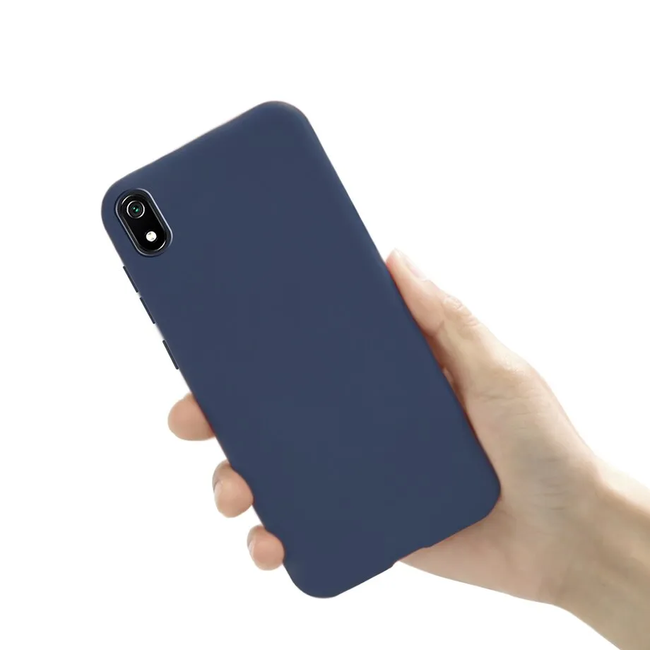 Phone Case For Xiaomi Redmi 7A 7 A Matte Black Cover Silicon TPU Soft Cases Back Cover For Xiomi Redmi 7 7A Redmi7A Case Fundas