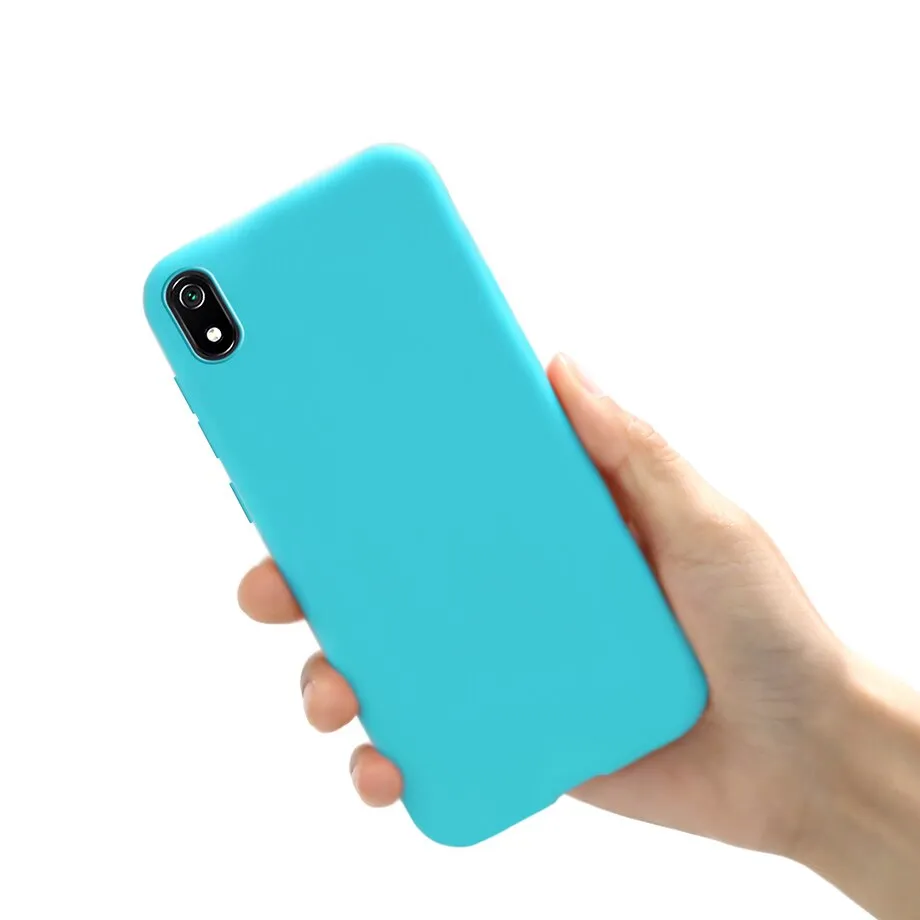 Phone Case For Xiaomi Redmi 7A 7 A Matte Black Cover Silicon TPU Soft Cases Back Cover For Xiomi Redmi 7 7A Redmi7A Case Fundas