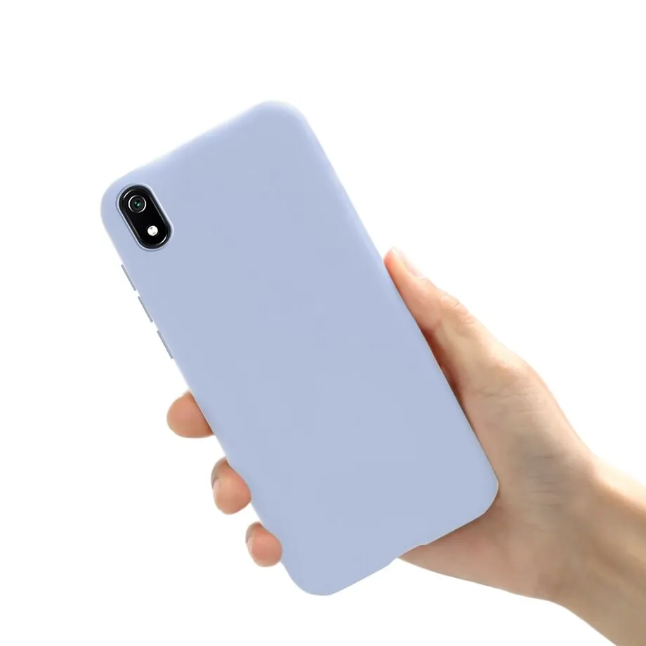 Phone Case For Xiaomi Redmi 7A 7 A Matte Black Cover Silicon TPU Soft Cases Back Cover For Xiomi Redmi 7 7A Redmi7A Case Fundas