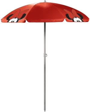 PICNIC TIME Outdoor Canopy Sunshade Beach Umbrella 5.5', Small Patio Umbrella, Beach Chair Umbrella