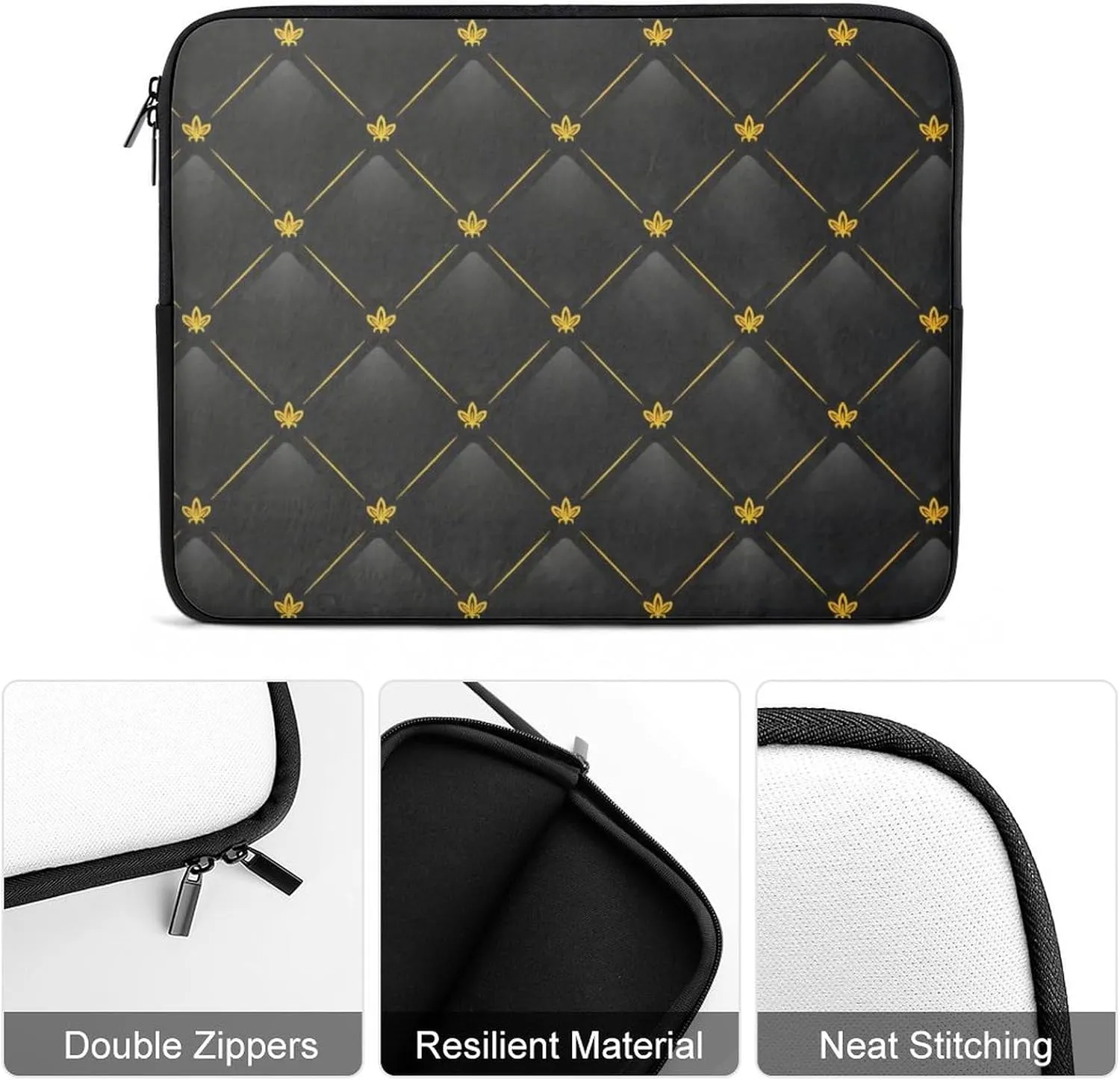 Pink Black Gray Argyle All Print Hands Free Withdrawal Laptop Bag Unisex
