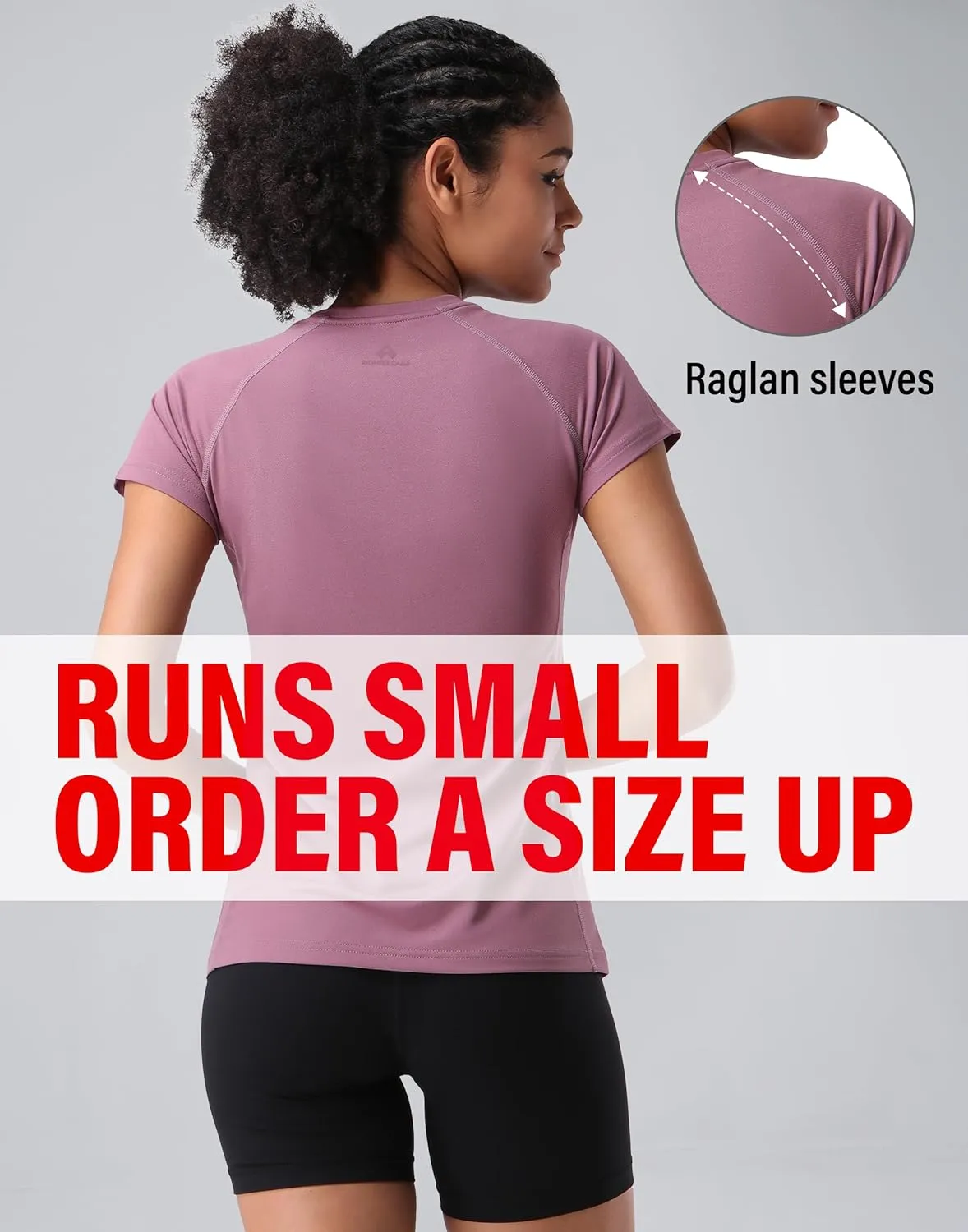 Pioneer Camp Women's Moisture Wicking T-Shirt Short Sleeve Quick Dry Shirts Gym Workout Athletic Running Tops Crew Neck Tees