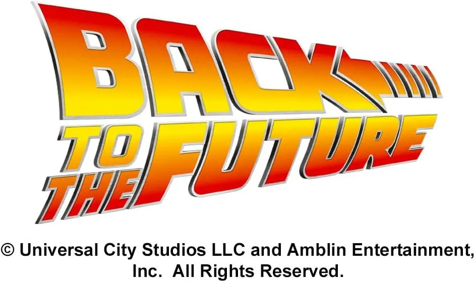 Popfunk Classic Back to The Future Logo 2 Unisex Adult Long-Sleeve T-Shirt