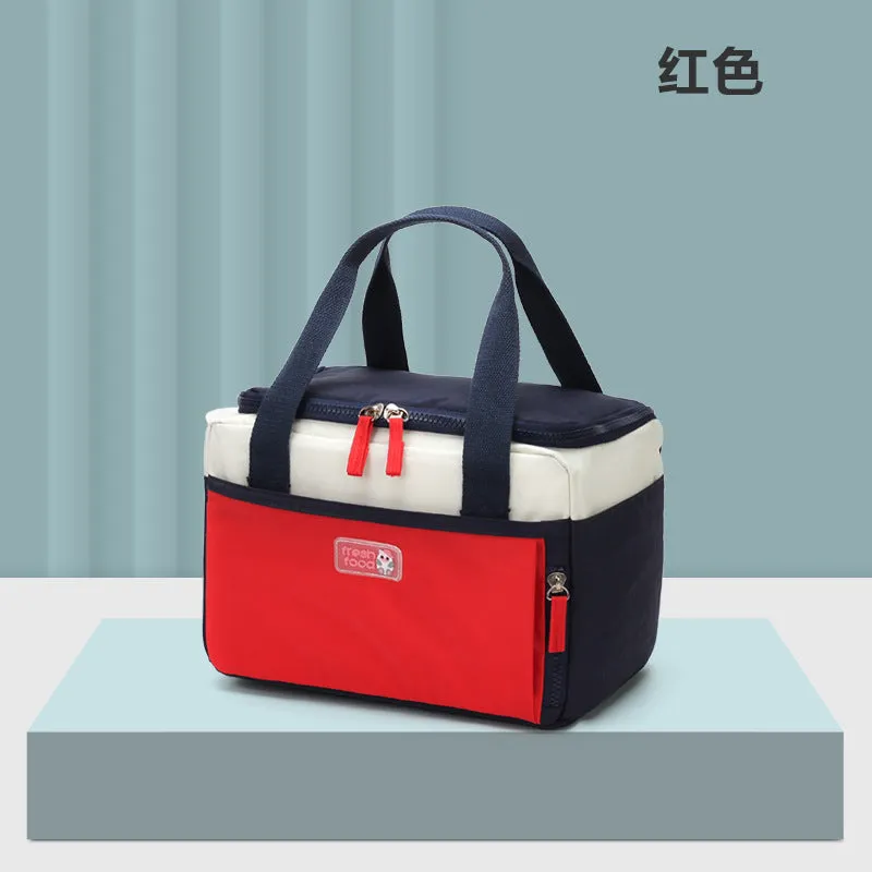 Portable multiple pockets women lunch bag(J)