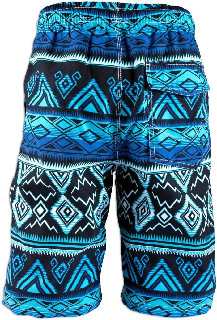 PREFER TO LIFE Men's Board Shorts, Quick Dry Swimwear Beach Holiday Party Bermuda Swim Big Pants …