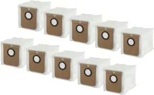 Premium Dust Bags ，Compatible For Cecotec，Robot Vacuum Efficient Dust ，Compatible For Conga ，7490 Home ，Compatible For XTreme ，Compatible For Genesis Garbage Bags(10pcs)