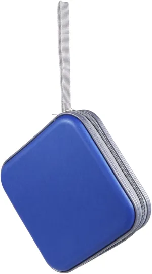 PRETYZOOM Capacity Plastic CD Storage Case Portable Zipper Disc Holder Bag Organizer for Dvds and Against and Scratches for Travel and Storage
