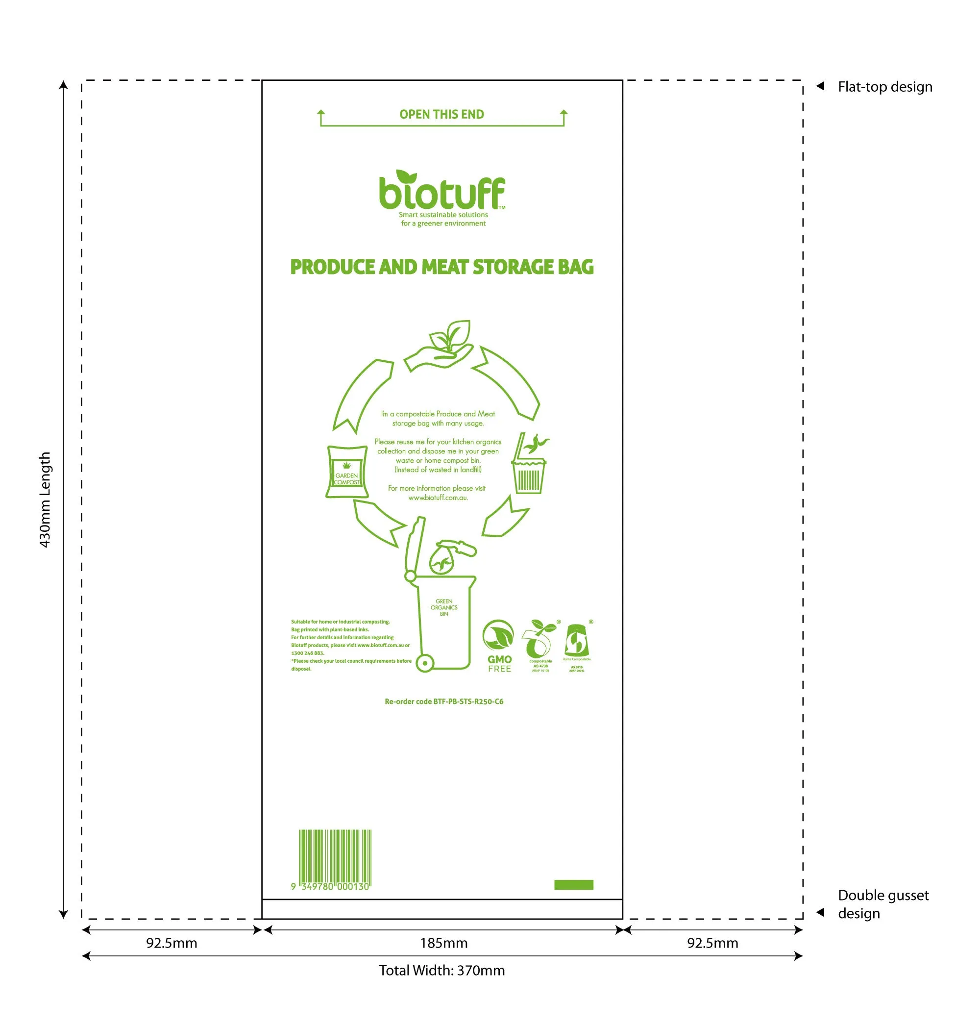 Produce And Meat Storage Bags