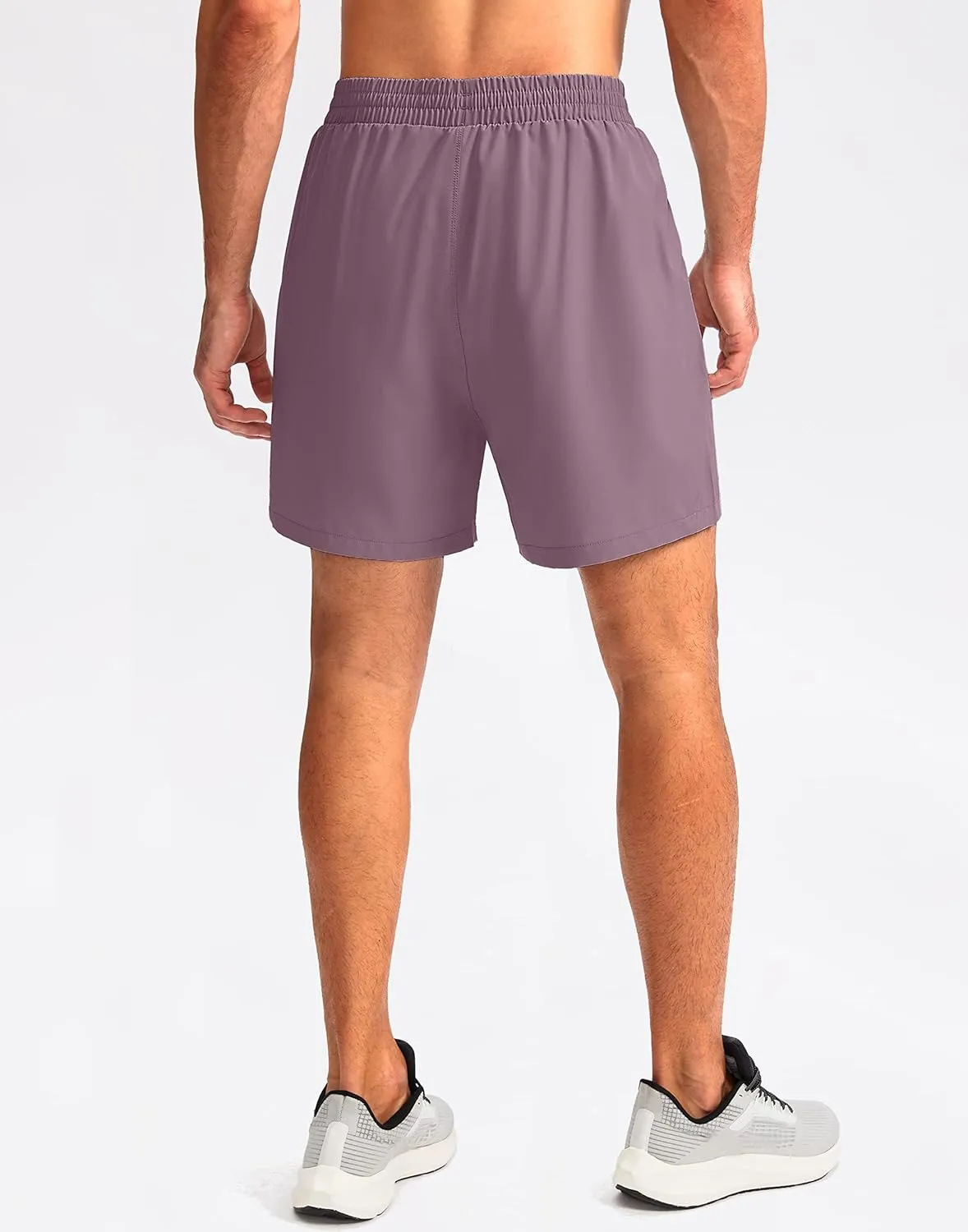 Pudolla Men's Workout Running Shorts 7"/5"/9" Lightweight Gym Athletic Shorts for Men with Zipper Pockets