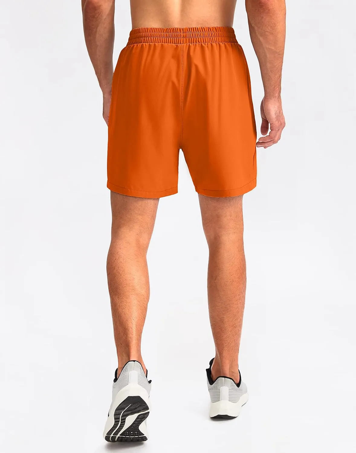 Pudolla Men's Workout Running Shorts 7"/5"/9" Lightweight Gym Athletic Shorts for Men with Zipper Pockets