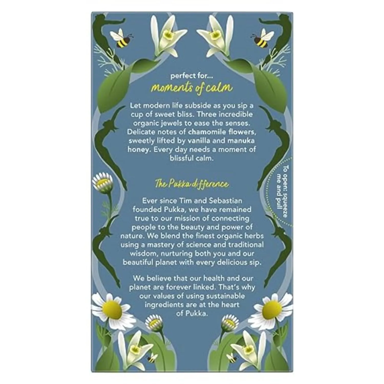 Pukka Calming Chamomile, Vanilla & Manuka Honey Organic Herbal Tea, Soothing Organic Tea Infusion Selection, Honey & Fennel Blend, Caffeine Free, 80 Total Bags (20ct - Pack of 4)