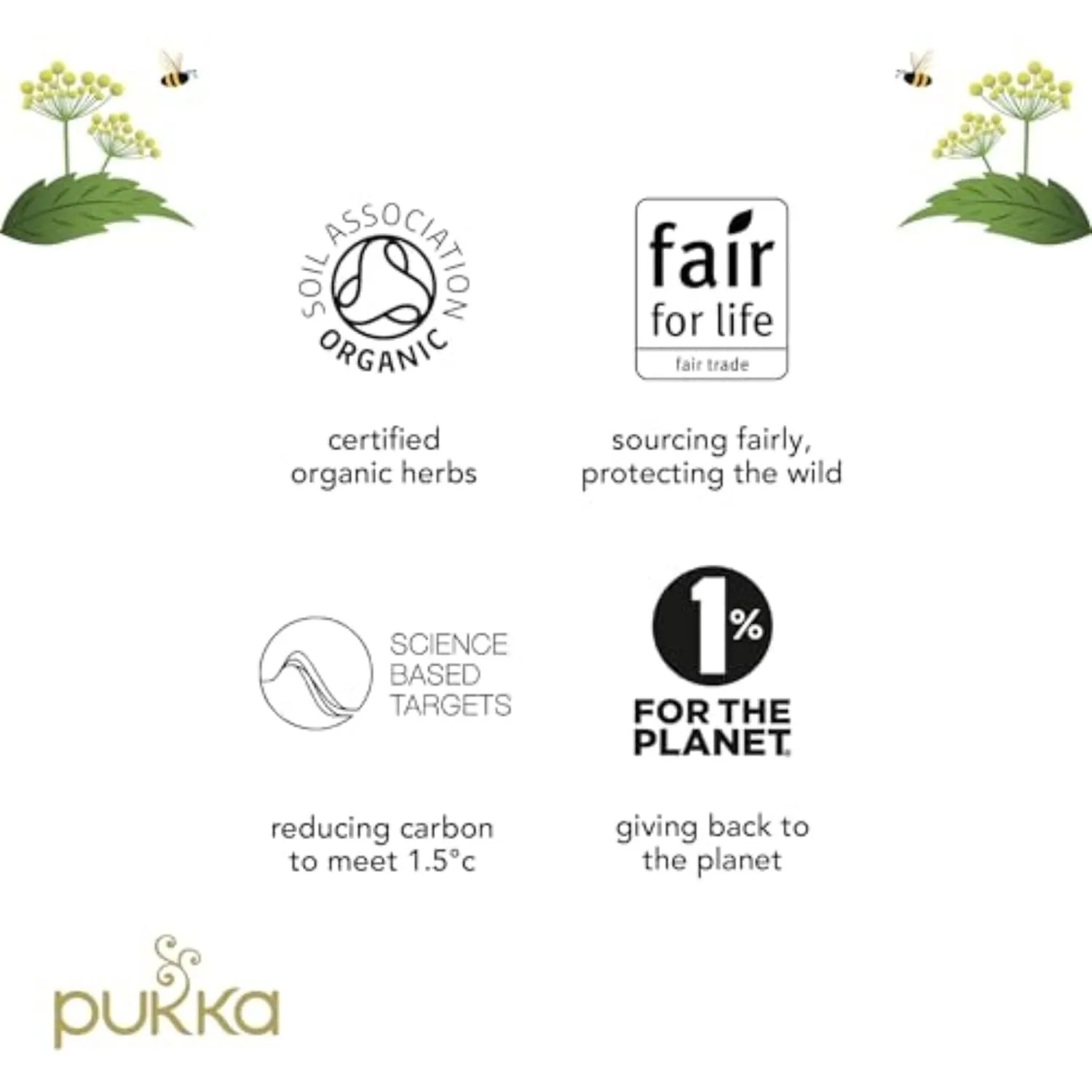 Pukka Calming Chamomile, Vanilla & Manuka Honey Organic Herbal Tea, Soothing Organic Tea Infusion Selection, Honey & Fennel Blend, Caffeine Free, 80 Total Bags (20ct - Pack of 4)