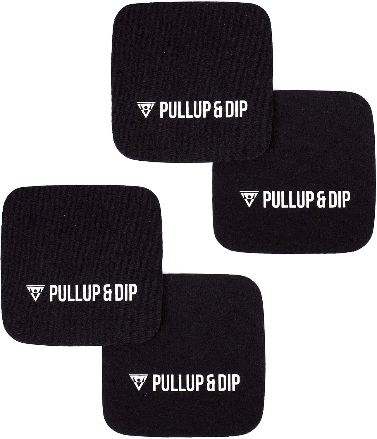 PULLUP & DIP Neoprene Grip Pads for Weightlifting [Set of 4], Workout Pads, The Alternative to Gym Workout Gloves, Gym Pads for Weightlifting & Calisthenics, No More Sweaty Gym Gloves