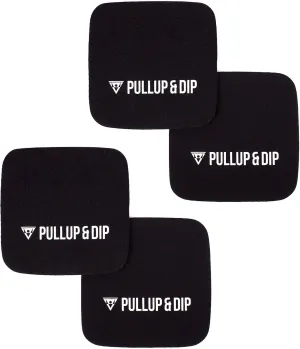 PULLUP & DIP Neoprene Grip Pads for Weightlifting [Set of 4], Workout Pads, The Alternative to Gym Workout Gloves, Gym Pads for Weightlifting & Calisthenics, No More Sweaty Gym Gloves