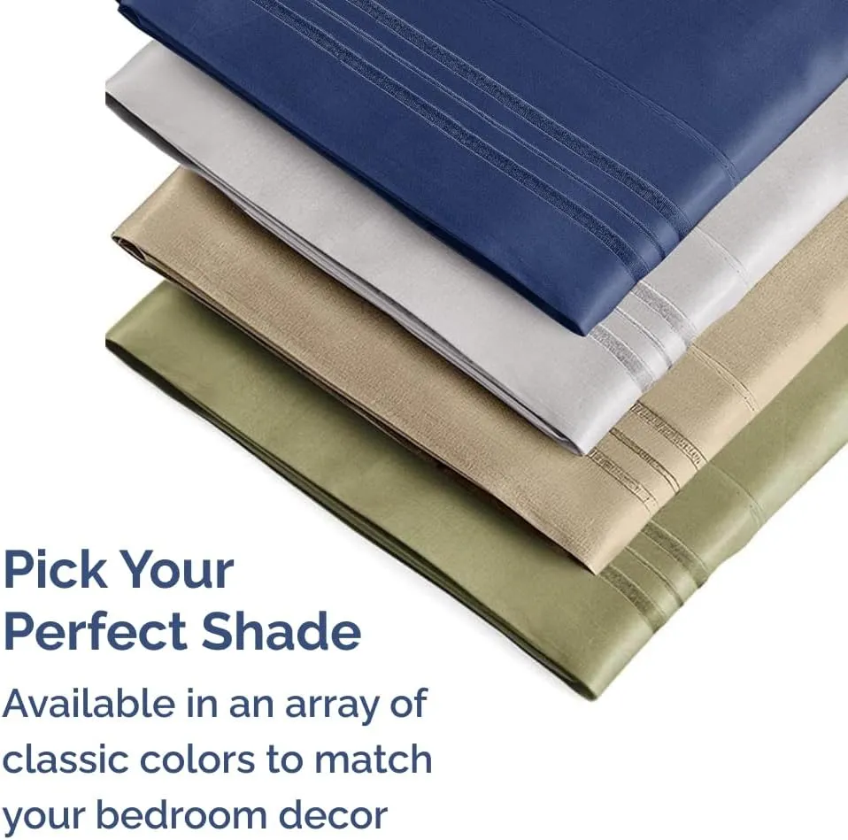 Queen Pillow Cases Set of 2 - Ultra Soft Hotel Quality Pillowcase Covers - Comfy Cozy Bedding for Women, Men, Kids & Teens - Machine Washable Pillow Protectors - 2 Pieces Set - Queen Size Off White