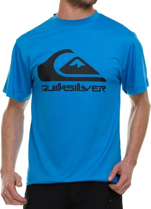 Quiksilver Rash Guard for Men UPF 50  Big and Tall Swim Long & Short Sleeve Shirt